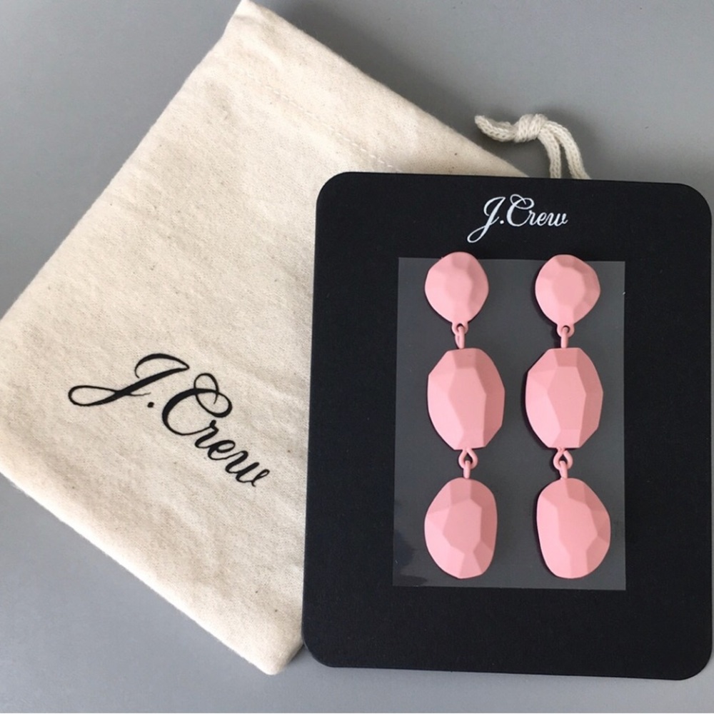 J. Crew Matte Triple Drop Earrings